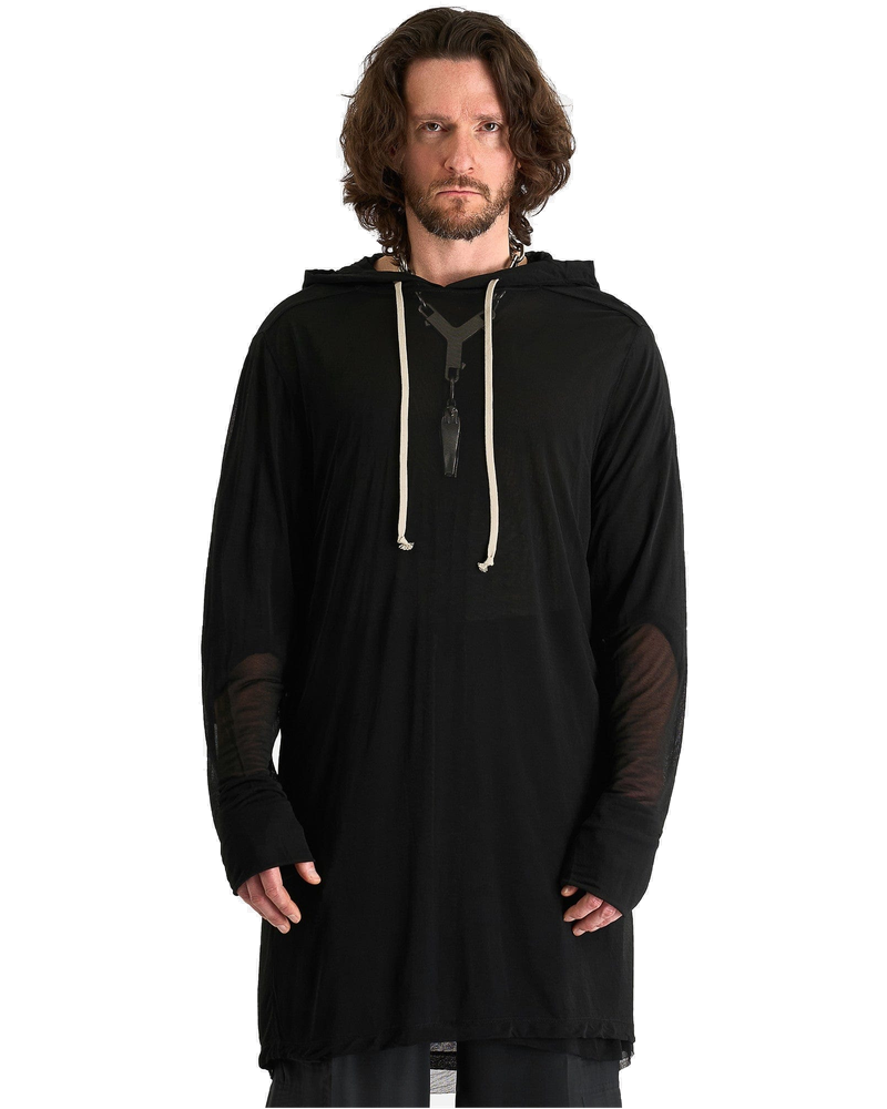 Оригінальна T-Shirt Hoodie In Black Rick owens