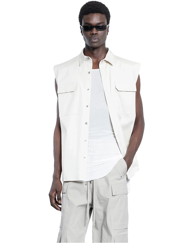 Hollywood Sleeveless Jumbo Shirt Rick owens оригінал – Купити в Україні