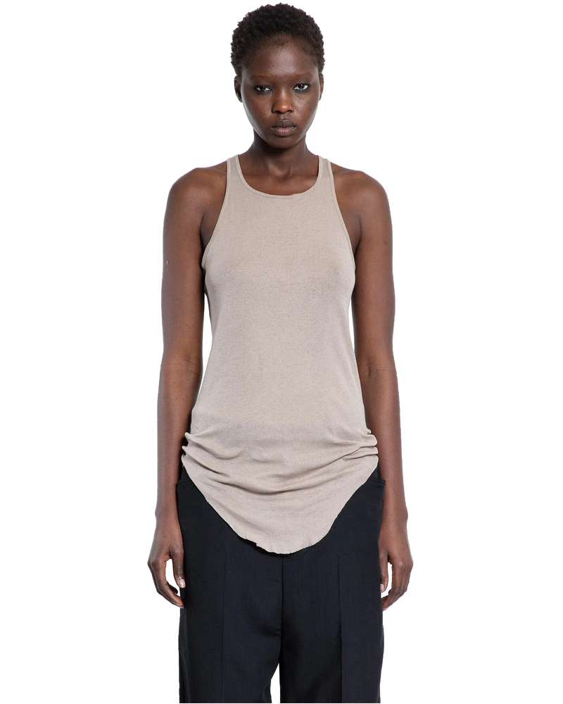 Basic Rib Tank In Mini Rib Jersey Rick owens – Гарантія оригінальності