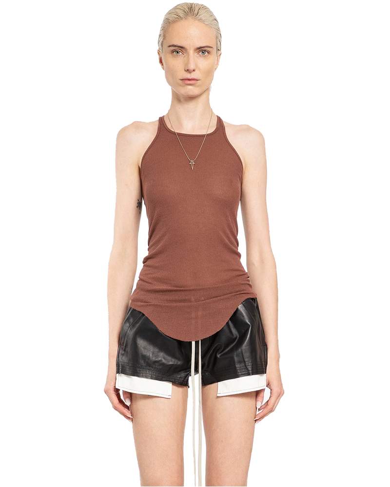 Basic Rib Tank In Viscose Silk Rib Jersey Rick owens – Гарантія оригінальності