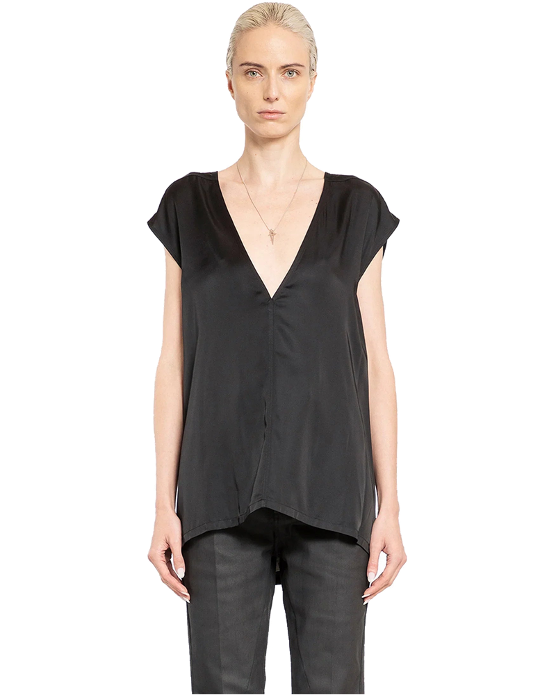Porterville Dylan Tee In Washed Charmeuse Rick owens оригінал – Купити в Україні