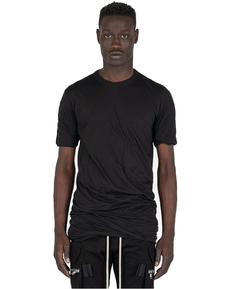 Double Shortsleeve T-Shirt In Black Rick owens – Гарантія оригінальності