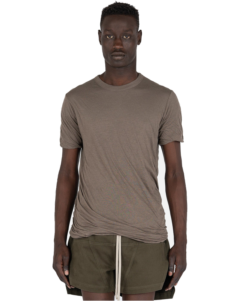 Оригінальна Double Shortsleeve T-Shirt In Dust Rick owens