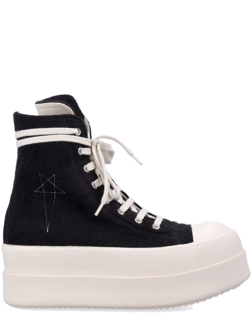 Womans Double Bumper Sneaks In Black Rick owens – Гарантія оригінальності