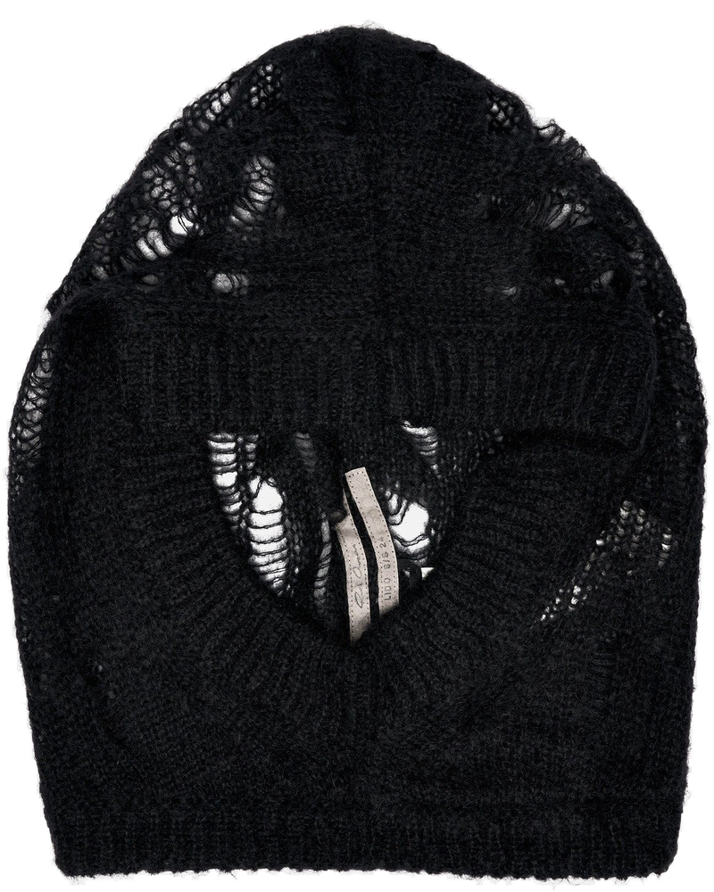 Knit Hood In Black Rick owens – Гарантія оригінальності