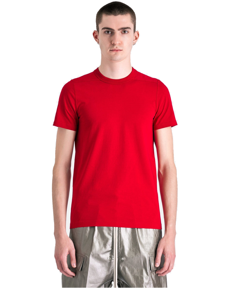 Оригінальна Short Level T-Shirt In Cardinal Red Rick owens