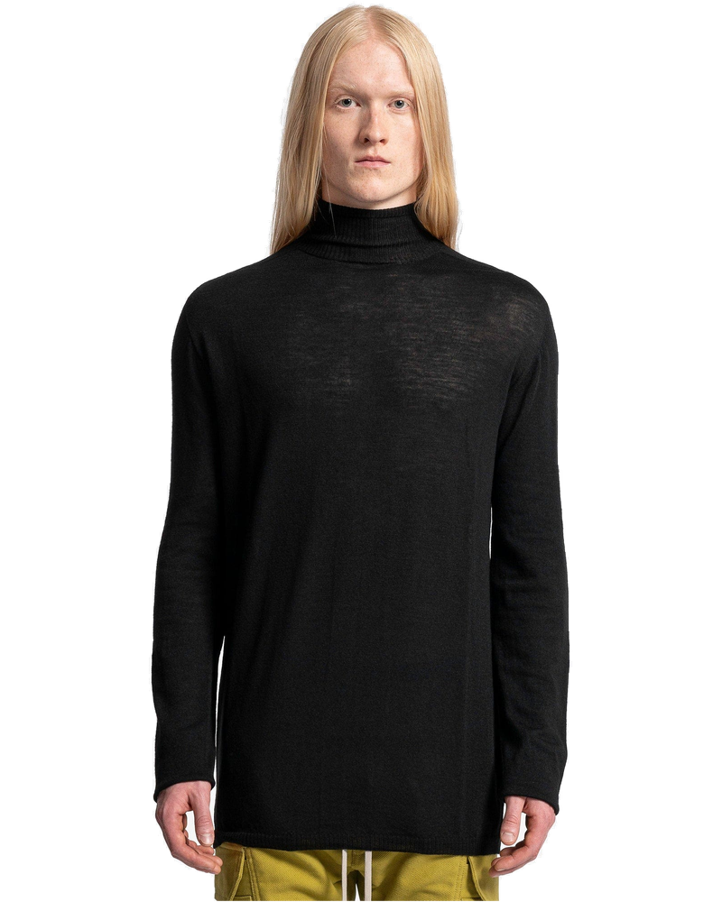 Oversized Turtleneck In Black Rick owens оригінал – Купити в Україні