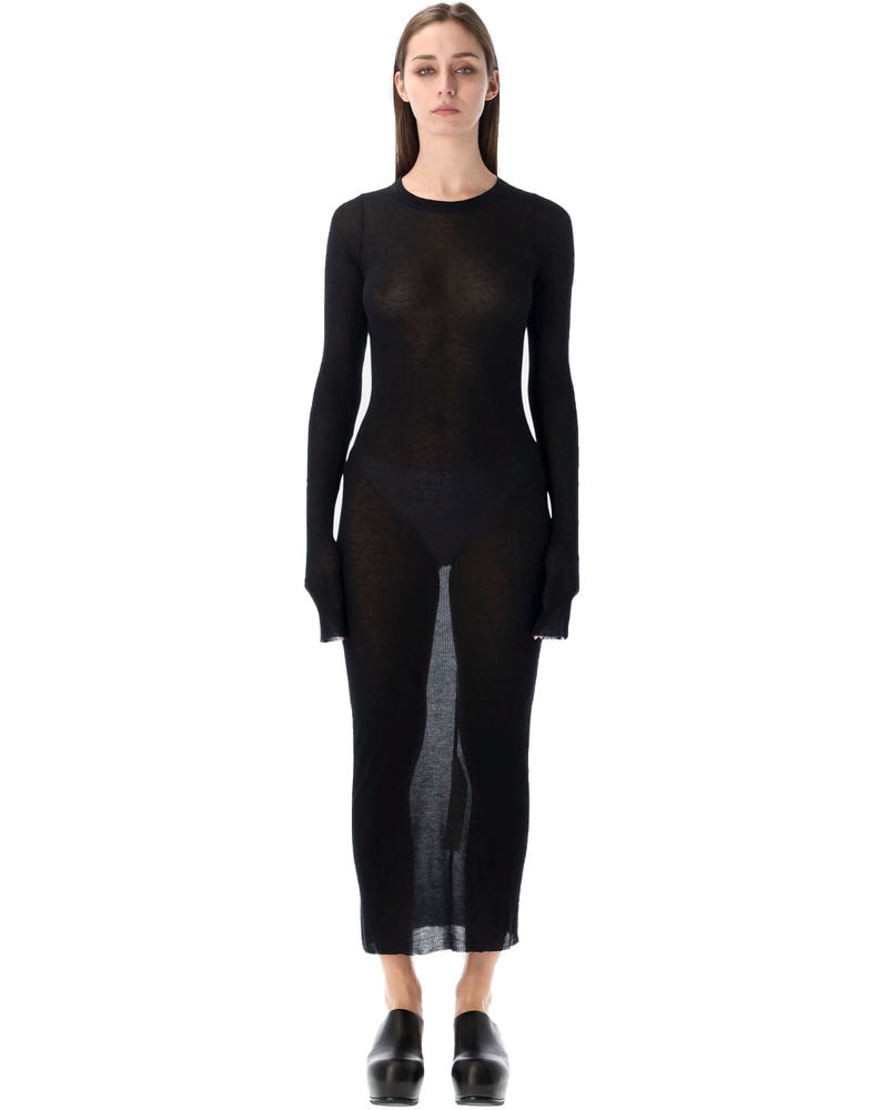 Ribbed Long Sleeves Dress Rick owens оригінал – Купити в Україні