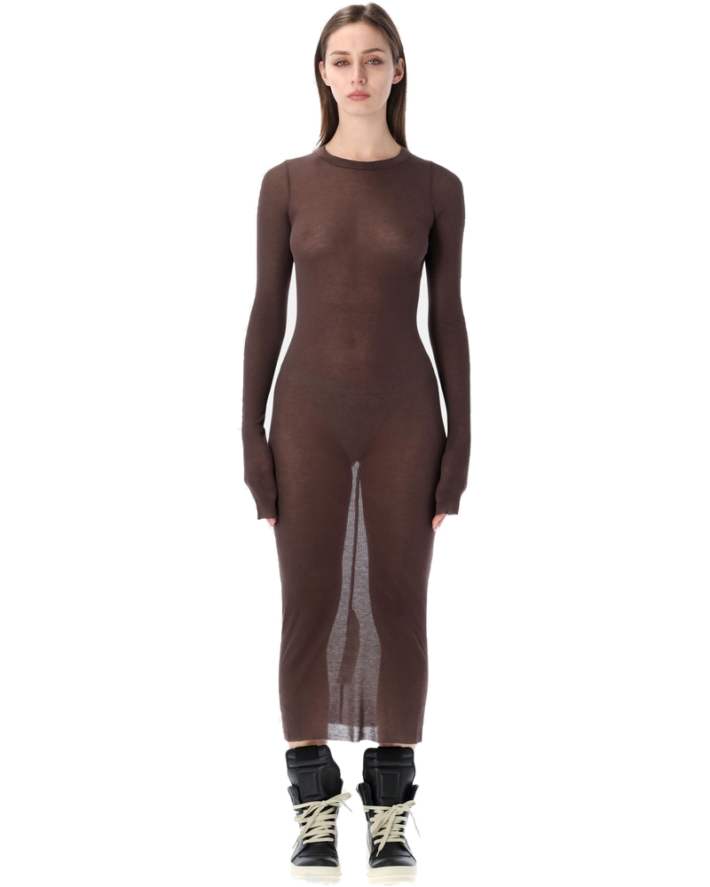 Ribbed Long Sleeves Dress Rick owens оригінал – Купити в Україні
