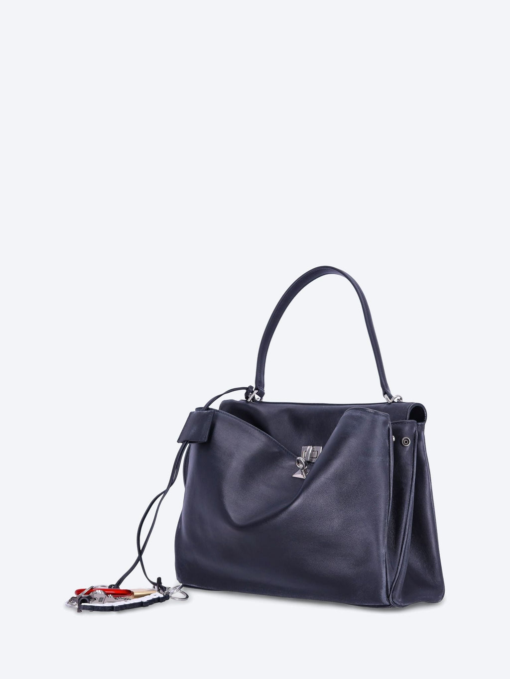 Rodeo Medium Handbag Used Effect With One Charm Balenciaga оригінал – Купити в Україні – вид ззаду