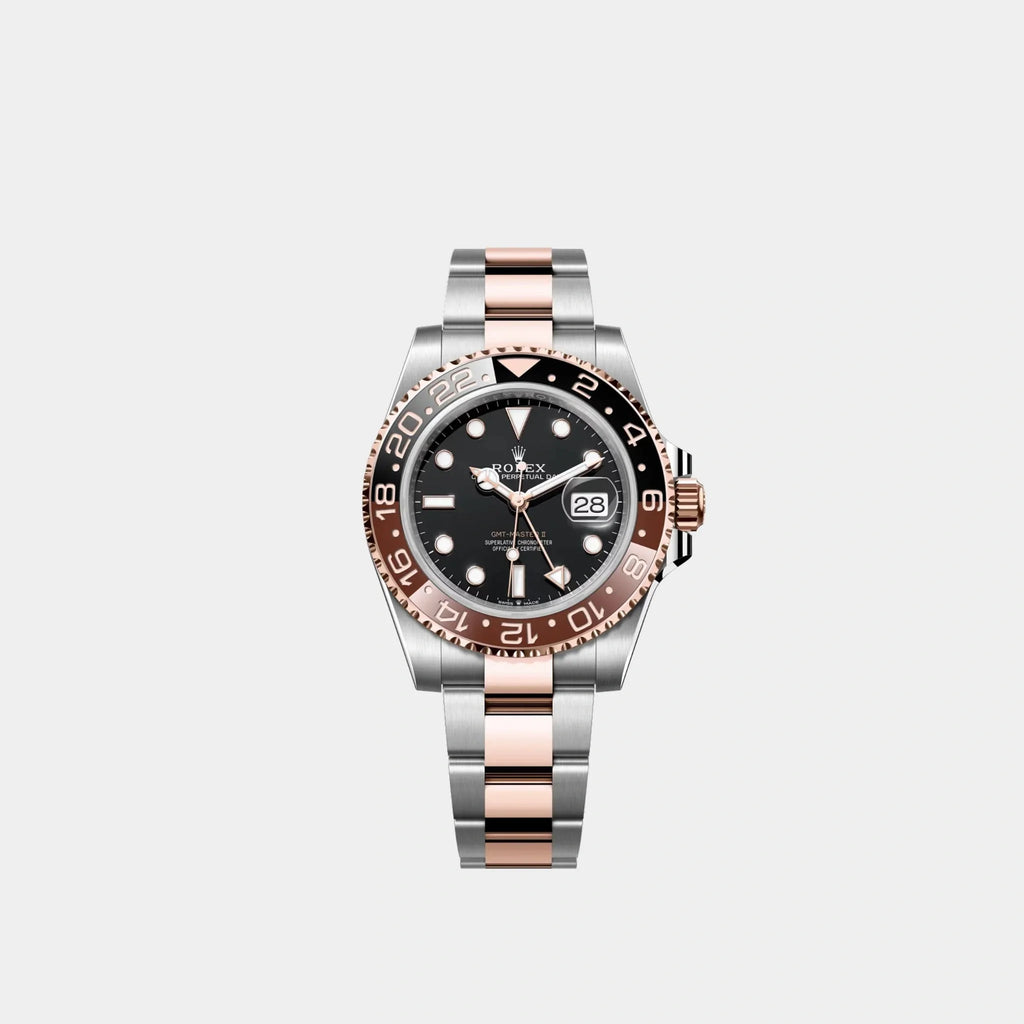 Оригінальна Gmt-Master II 126711chnr-0002 Black Dial Rootbeer Oyster Rolex – боковий вид