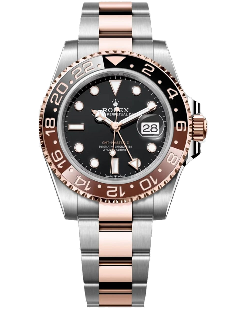 Оригінальна Gmt-Master II 126711chnr-0002 Black Dial Rootbeer Oyster Rolex