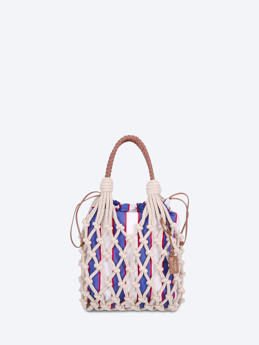 Оригінальна Rope Fabric Handbag Prada – боковий вид