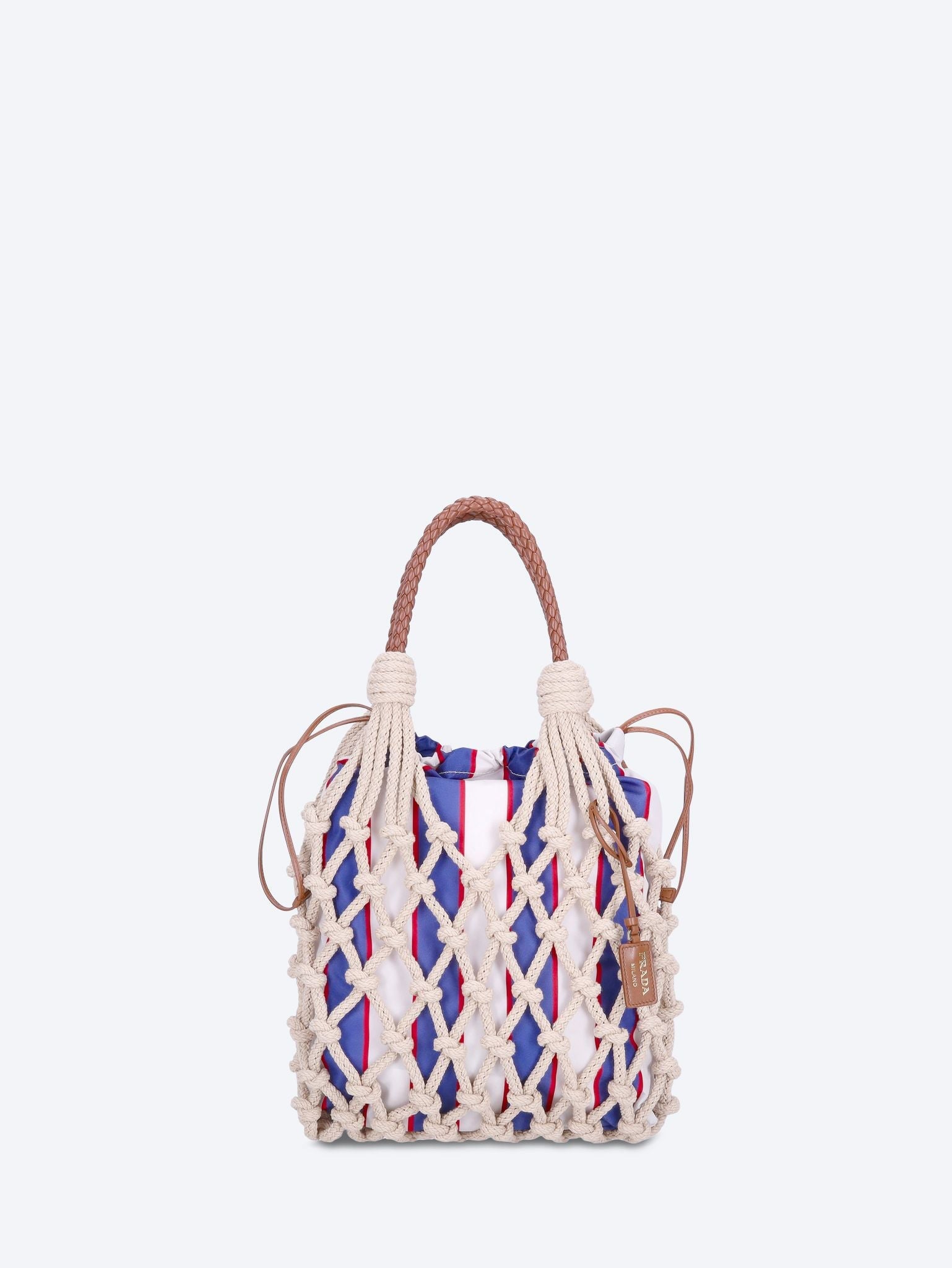 Оригінальна Rope Fabric Handbag Prada – боковий вид