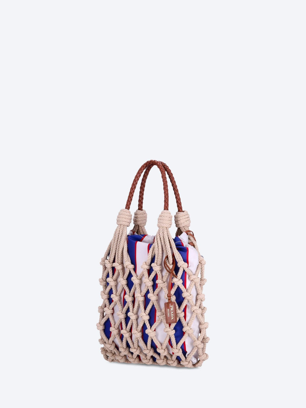 Оригінальна Rope Fabric Handbag Prada – вид ззаду