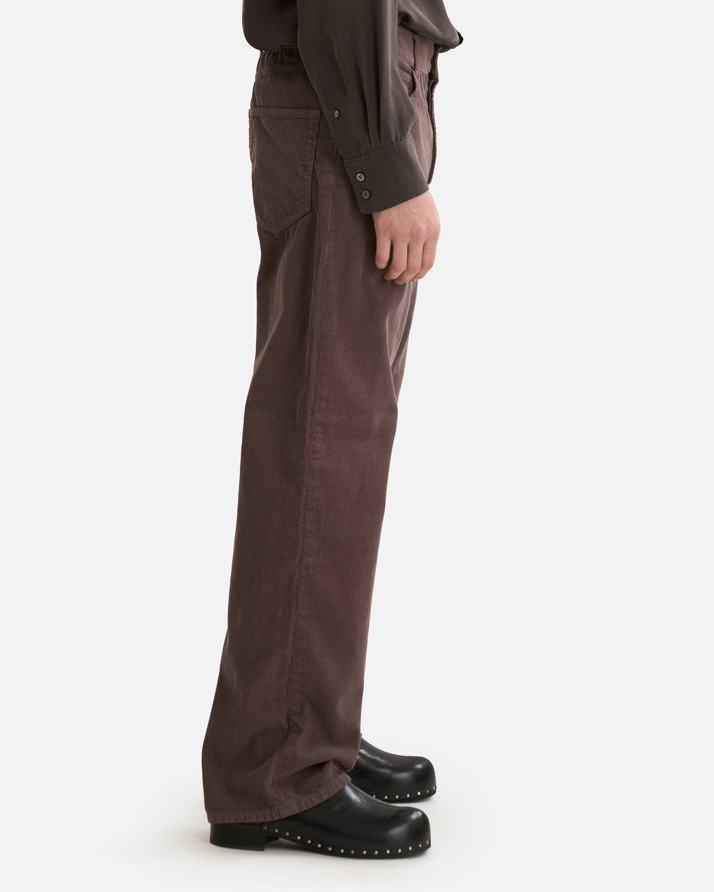 Оригінальна Rossen Pant In Mud The row – вид ззаду