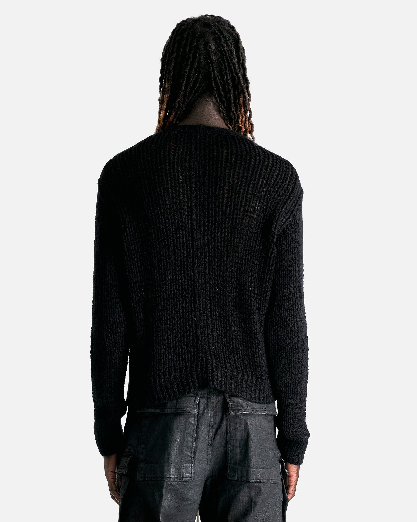 Оригінальна Round Neck In Black Rick owens – детальний вид