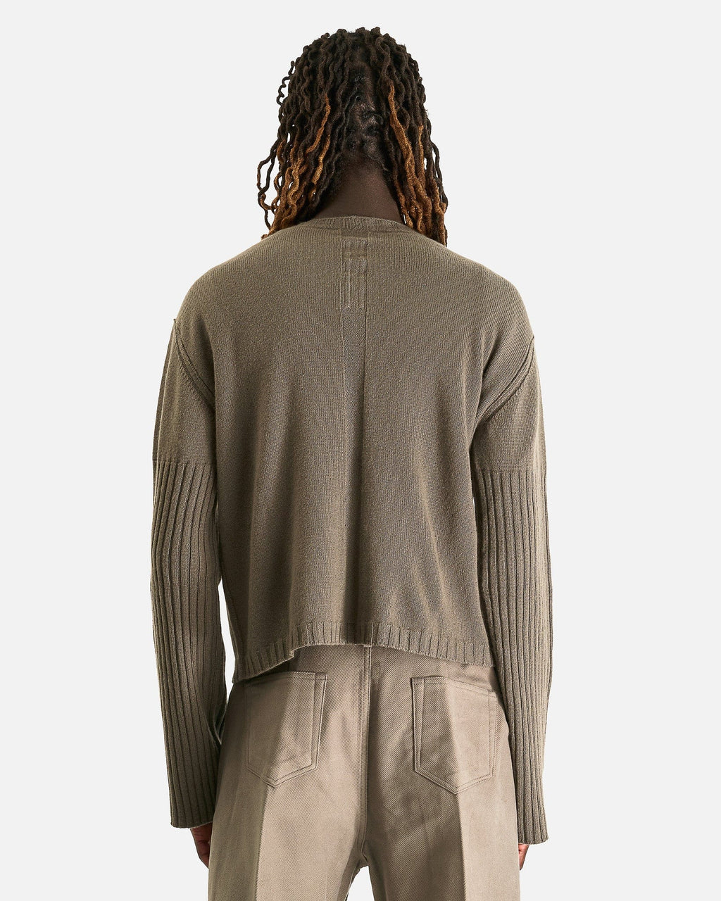 Round Neck In Dust Rick owens – Гарантія оригінальності – детальний вид