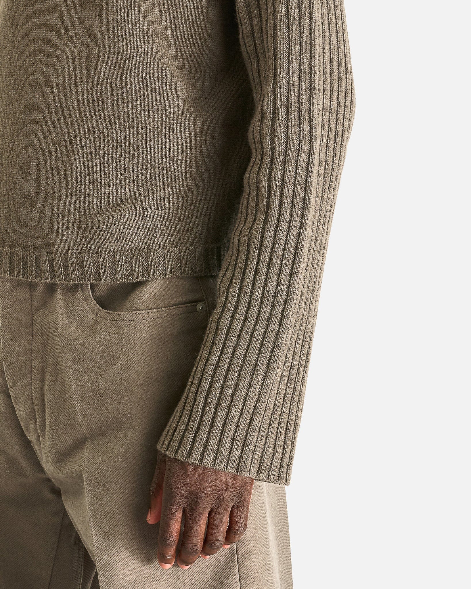 Round Neck In Dust Rick owens – Гарантія оригінальності – збільшений вид