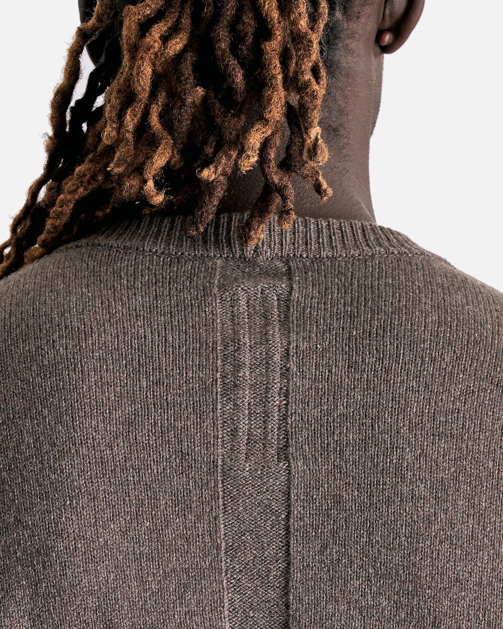 Round Neck In Dust Rick owens – Гарантія оригінальності – збільшений вид