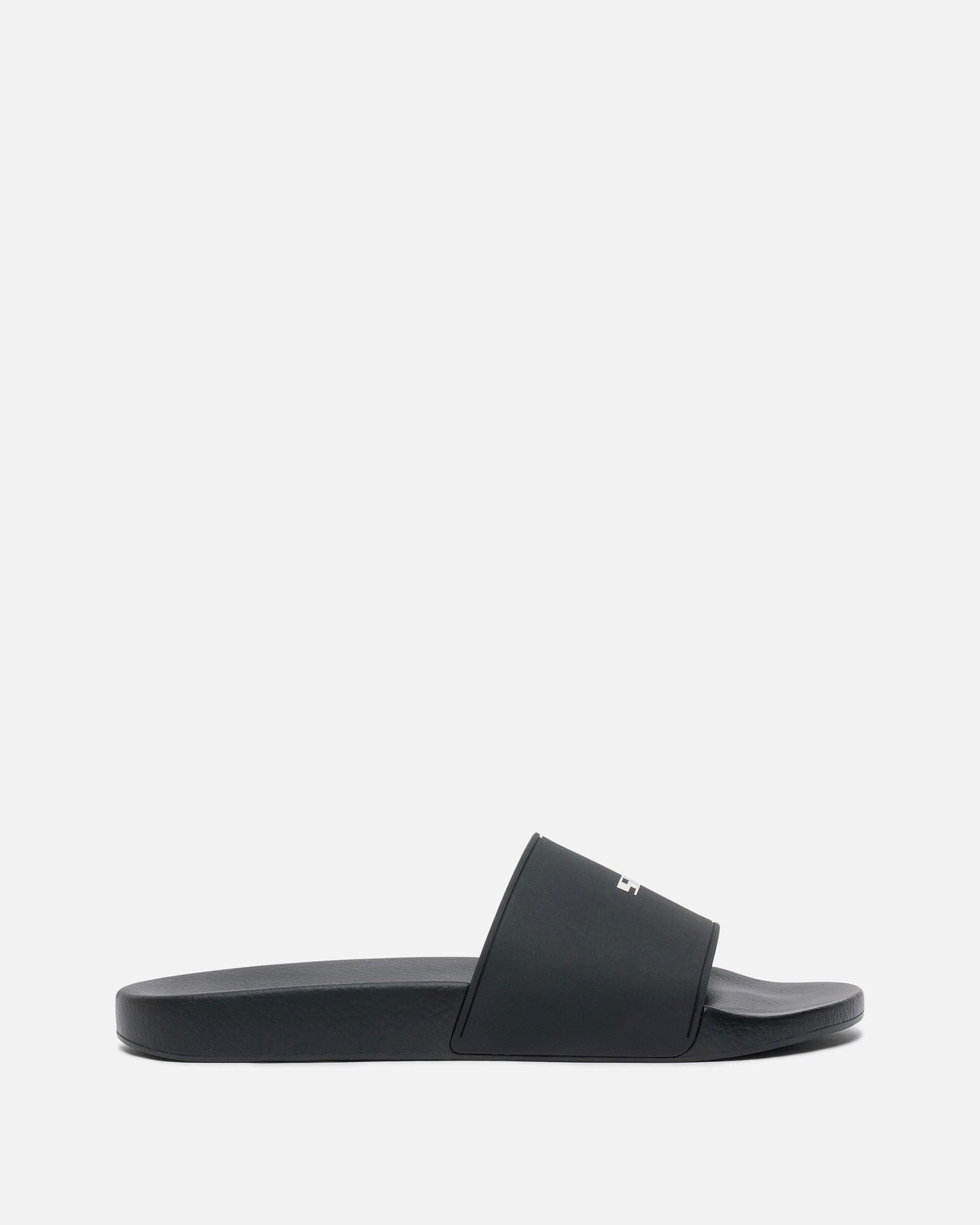 Оригінальна Rubber Slides In Black Rick owens – боковий вид