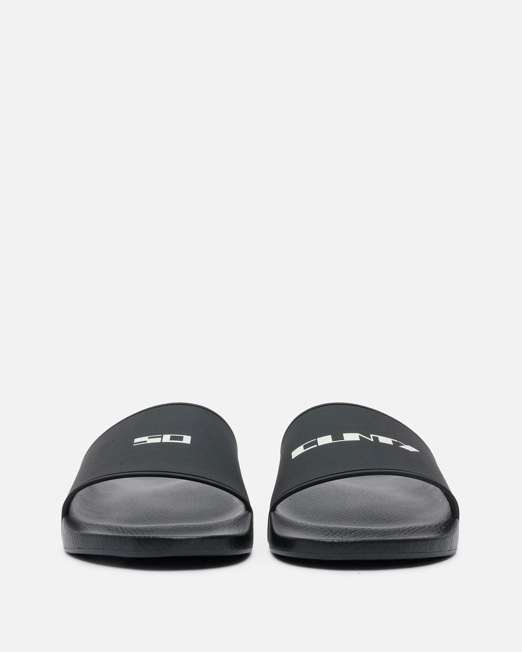 Оригінальна Rubber Slides In Black Rick owens – детальний вид