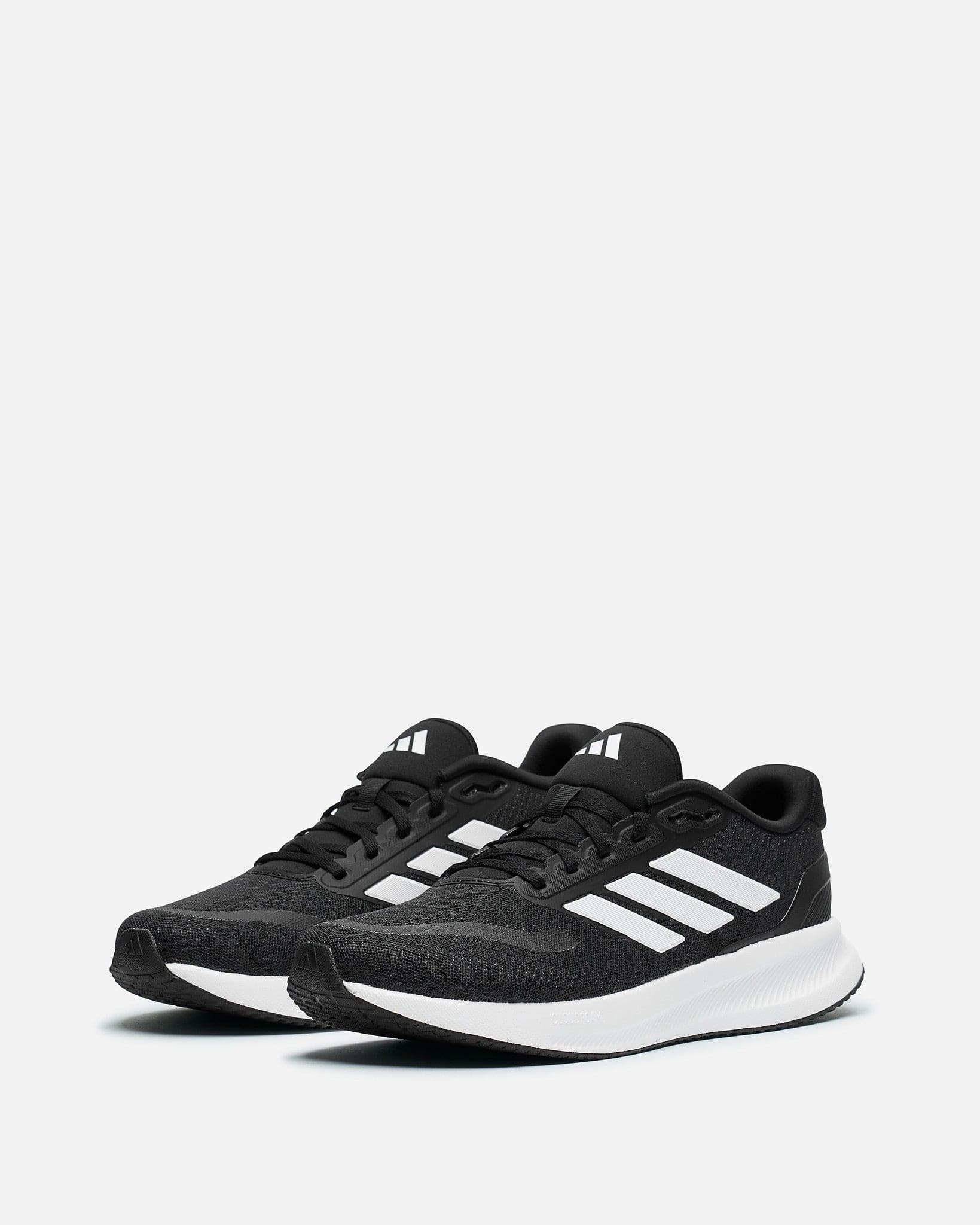 Runfalcon5 Wide Running Shoes In Black Adidas – Гарантія оригінальності – вид ззаду - ADIDAS