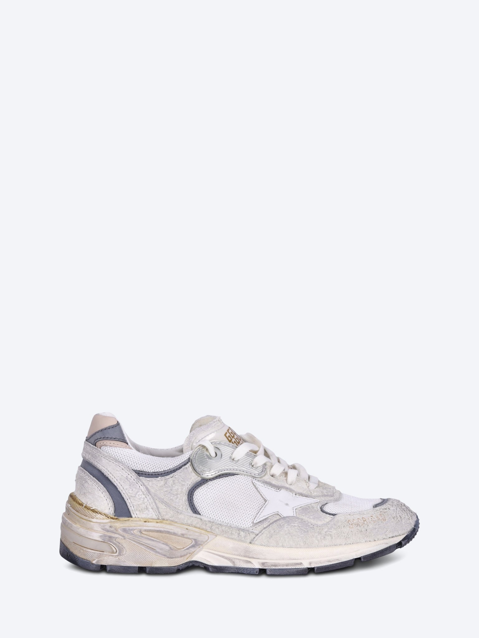 Running Dad New Net And Suede Leather Star Sneakers Golden goose оригінал – Купити в Україні – боковий вид