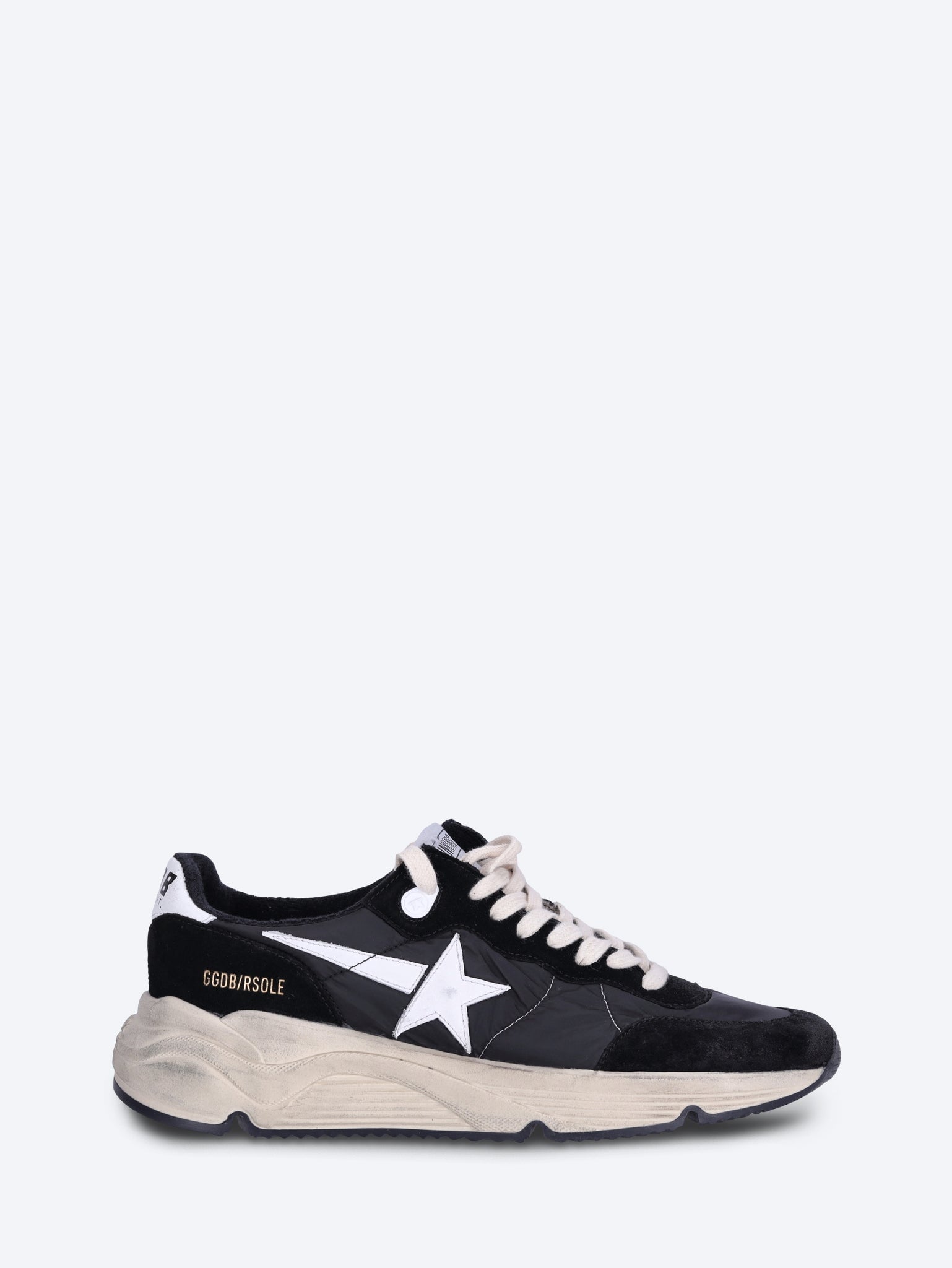 Running Sole Nylon Suede Leather Star Sneakers Golden goose – Гарантія оригінальності – боковий вид