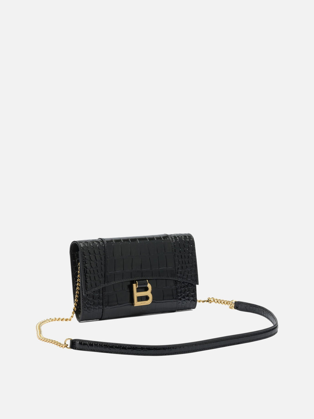 Hourglass Clutch Bag Balenciaga оригінал – Купити в Україні – вид ззаду