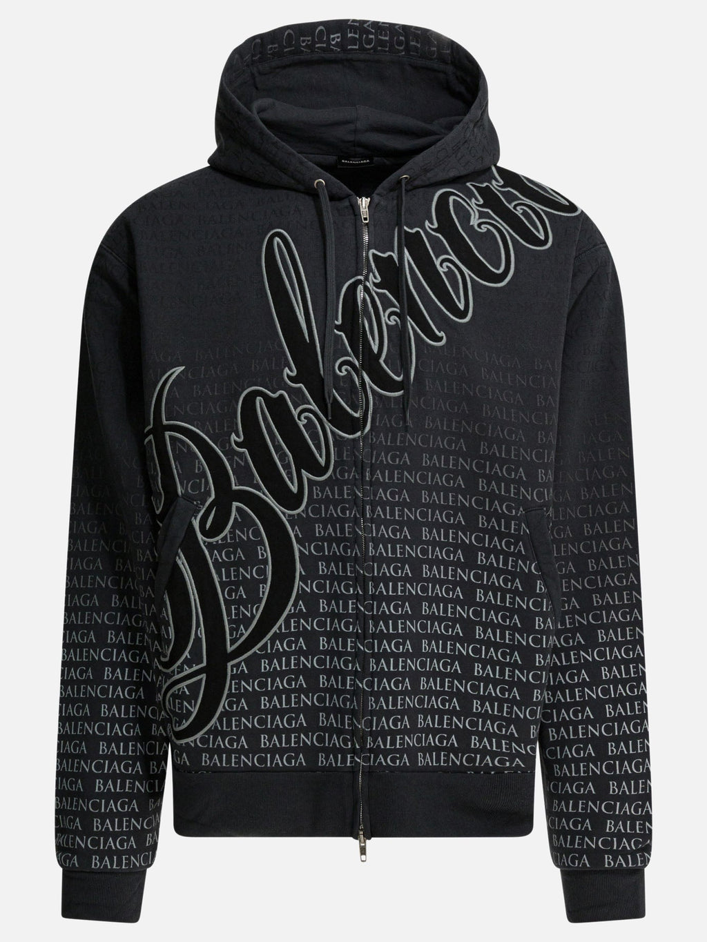 Big B Hoodie Balenciaga – Гарантія оригінальності – боковий вид
