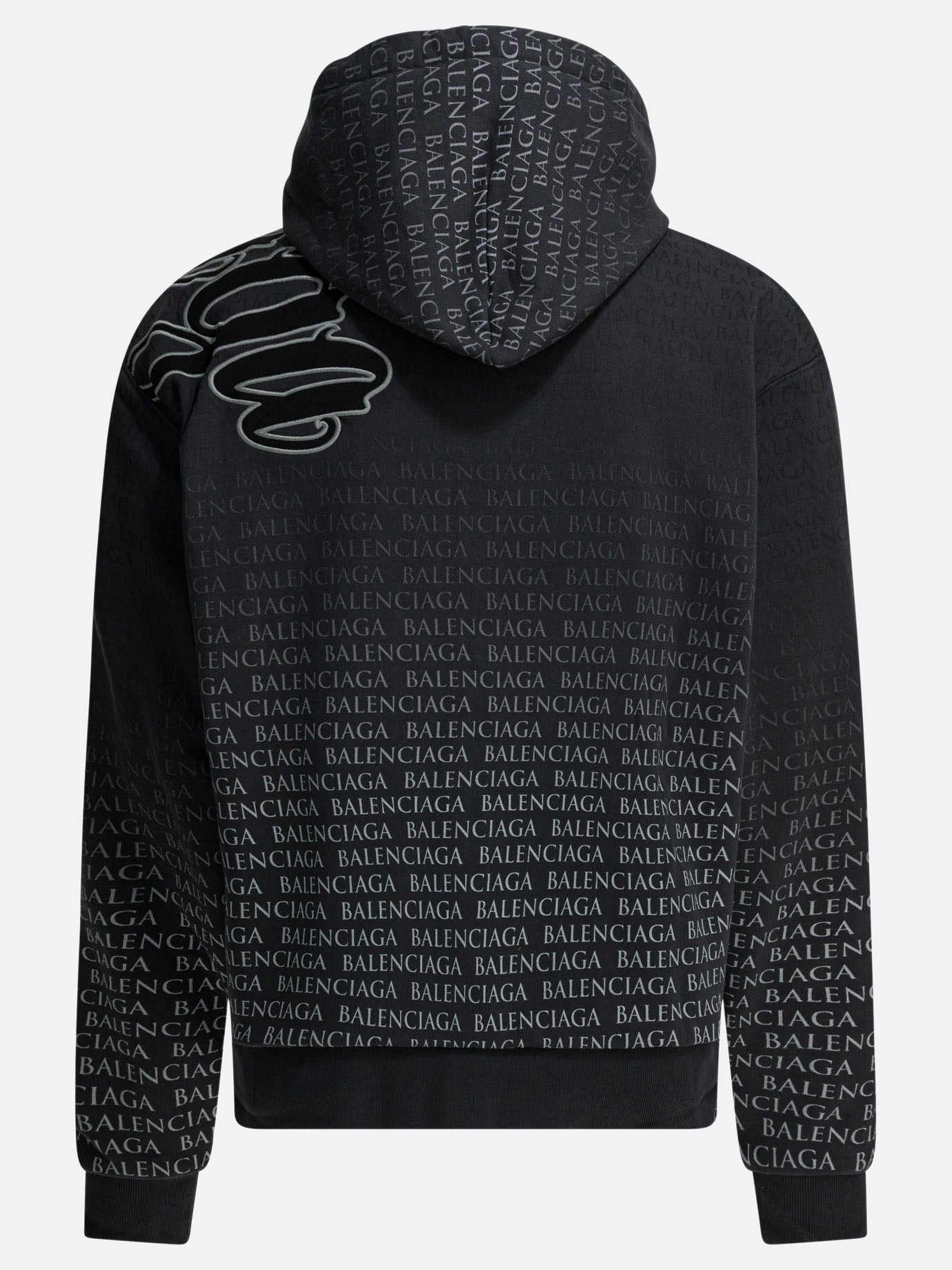 Big B Hoodie Balenciaga – Гарантія оригінальності – вид ззаду - BALENCIAGA