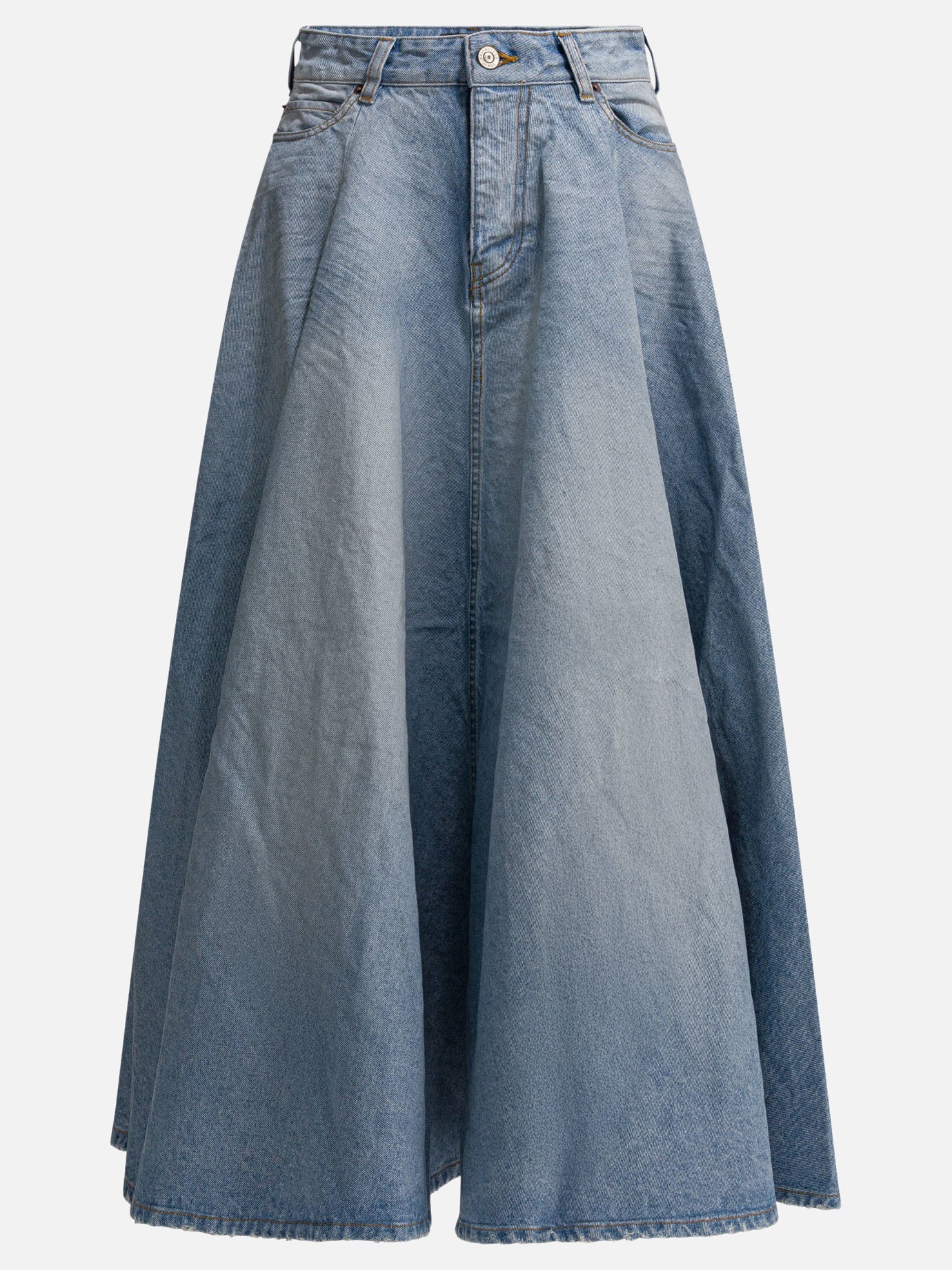 Godet Long Skirt Balenciaga оригінал – Купити в Україні – боковий вид