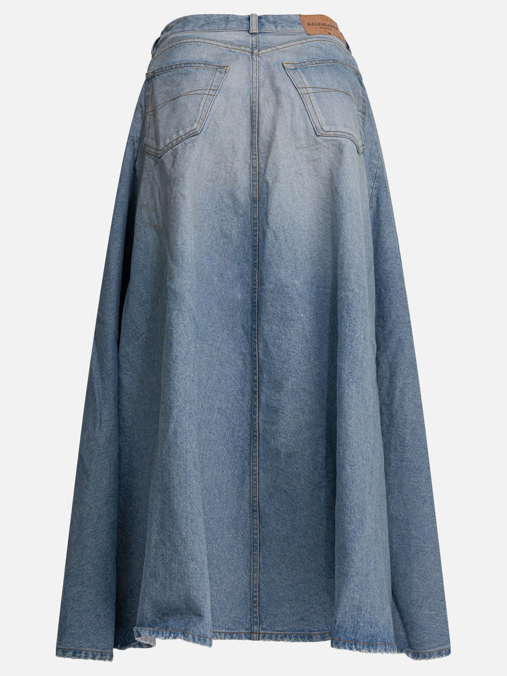 Godet Long Skirt Balenciaga оригінал – Купити в Україні – вид ззаду