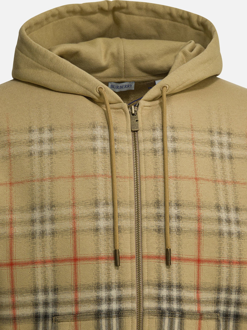 Оригінальна Check Zipper Sweatshirt Burberry – детальний вид