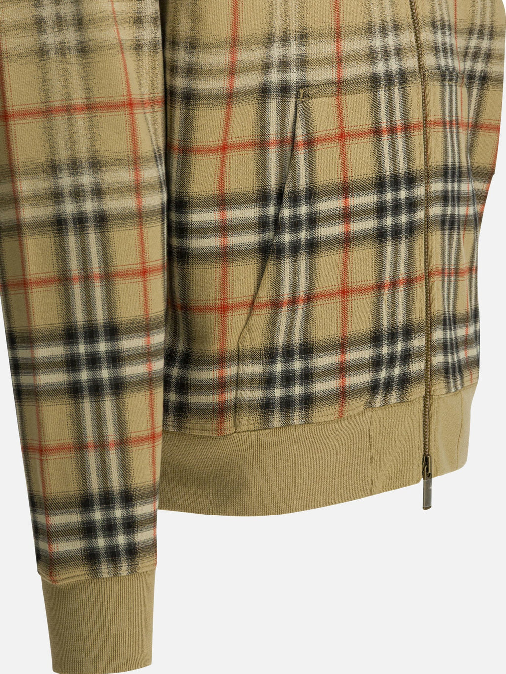 Оригінальна Check Zipper Sweatshirt Burberry – збільшений вид