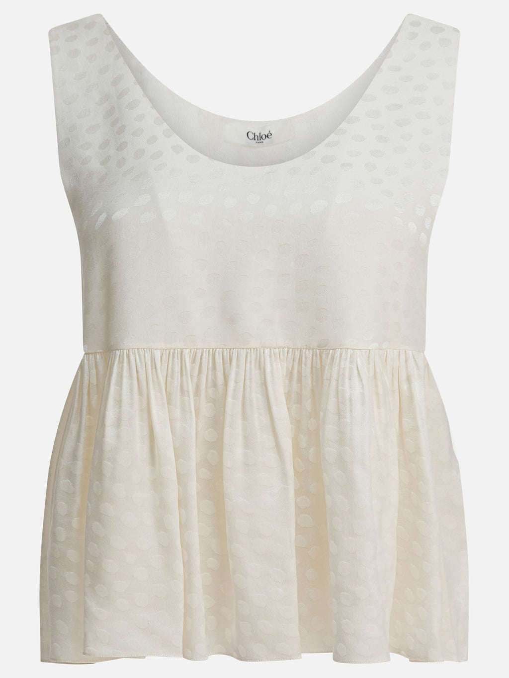 Оригінальна Silk Peplum Top Chloe – боковий вид