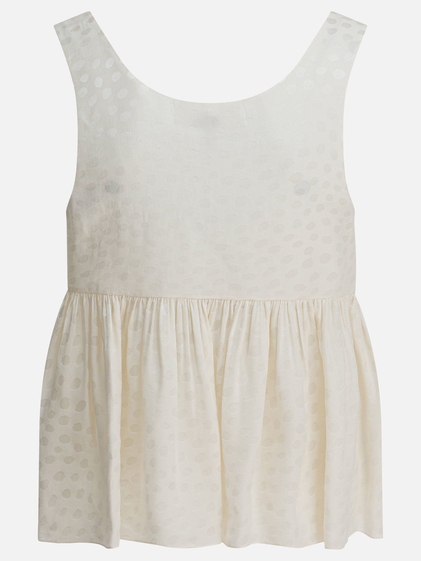 Оригінальна Silk Peplum Top Chloe – вид ззаду