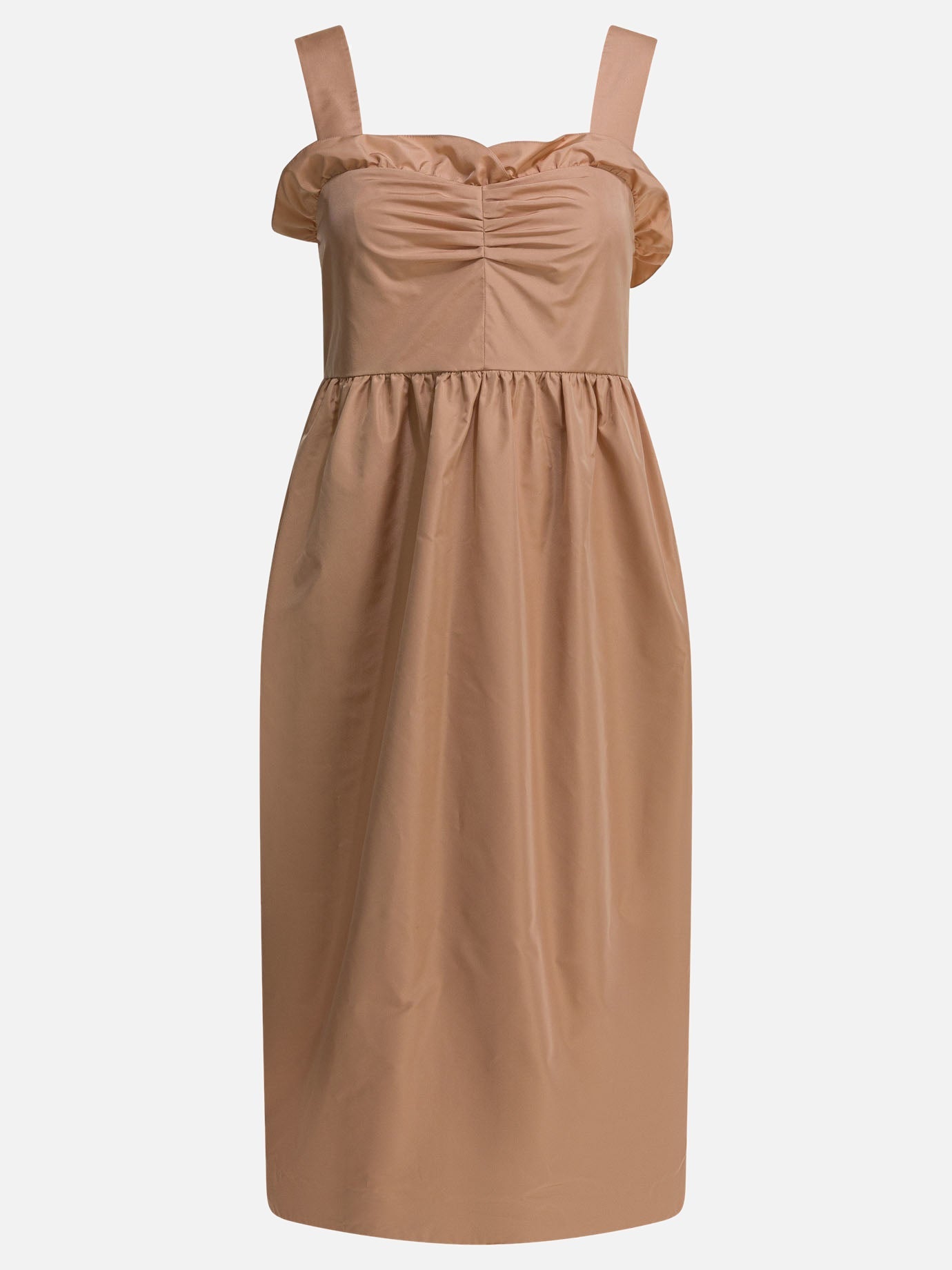 Balloon Dress In Silk Blend Chloe – Гарантія оригінальності – боковий вид