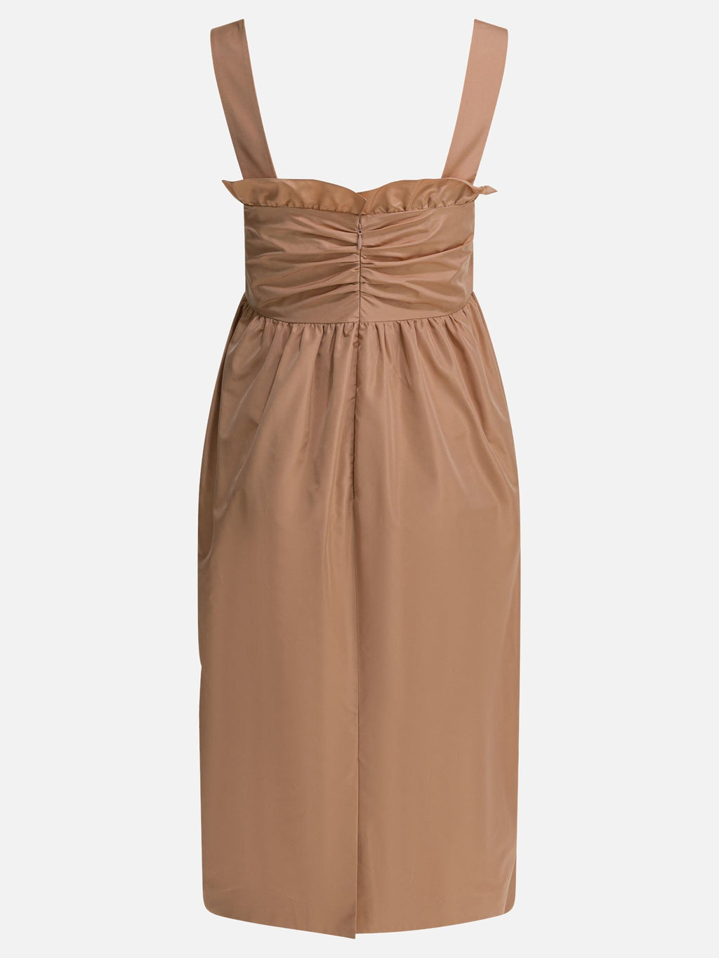 Balloon Dress In Silk Blend Chloe – Гарантія оригінальності – вид ззаду