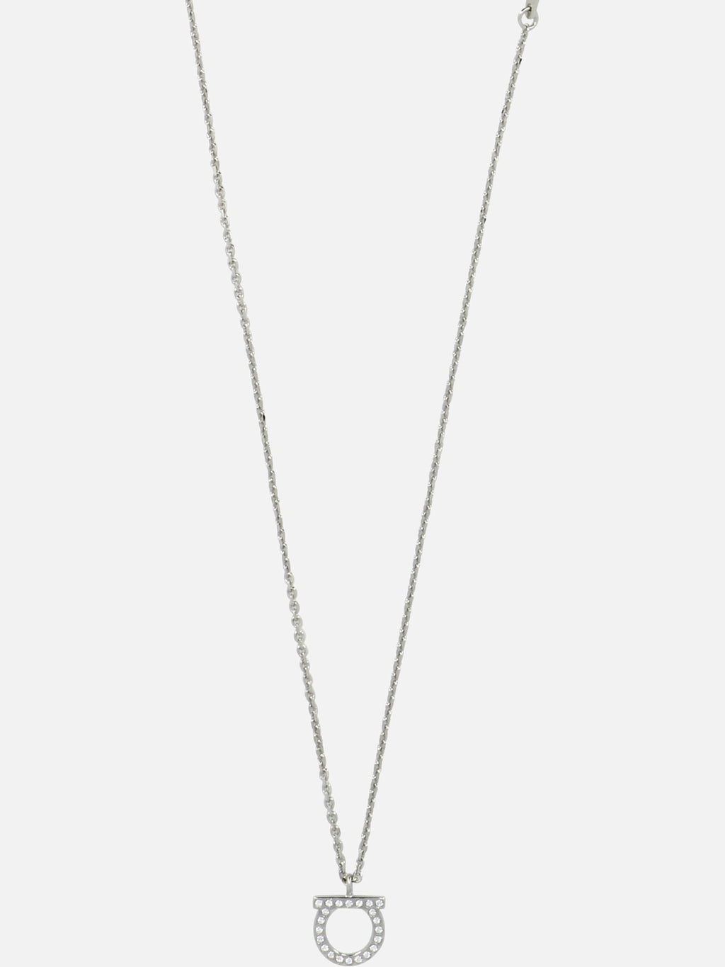 Gancini Necklace Salvatore ferragamo – Гарантія оригінальності – боковий вид