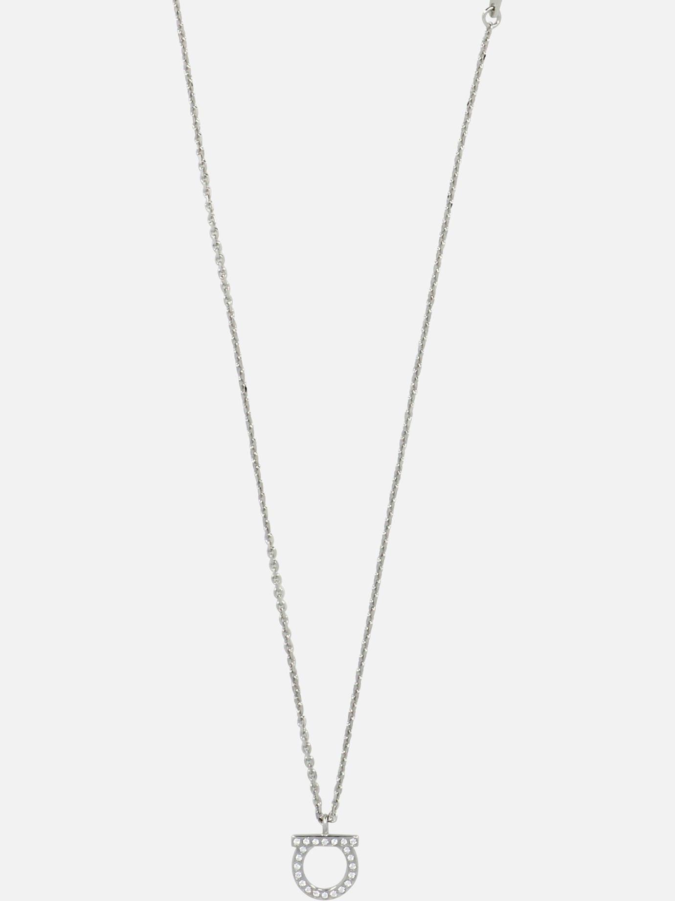 Gancini Necklace Salvatore ferragamo – Гарантія оригінальності – боковий вид