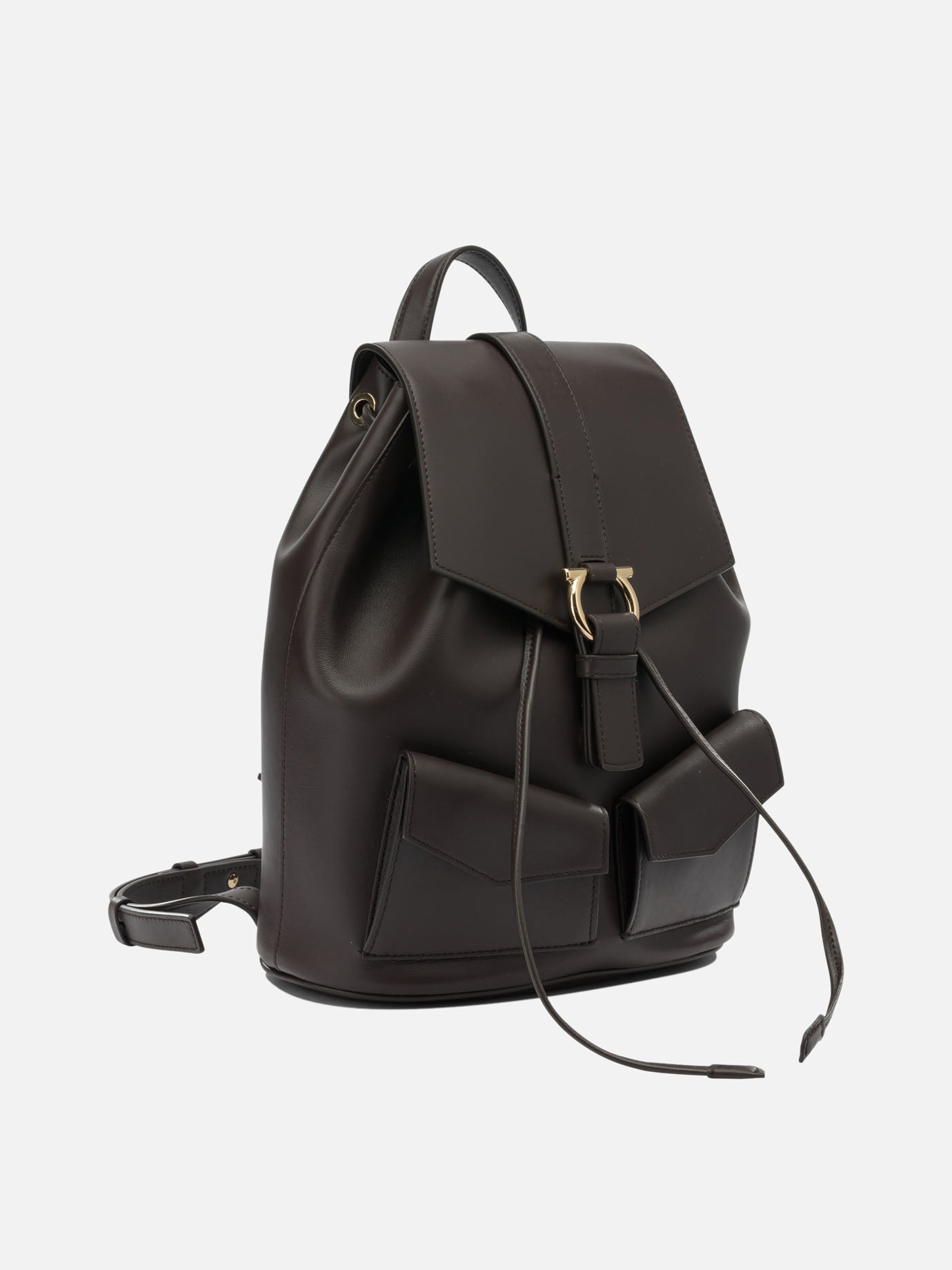 Casual Leather Backpack Salvatore ferragamo – Гарантія оригінальності – вид ззаду