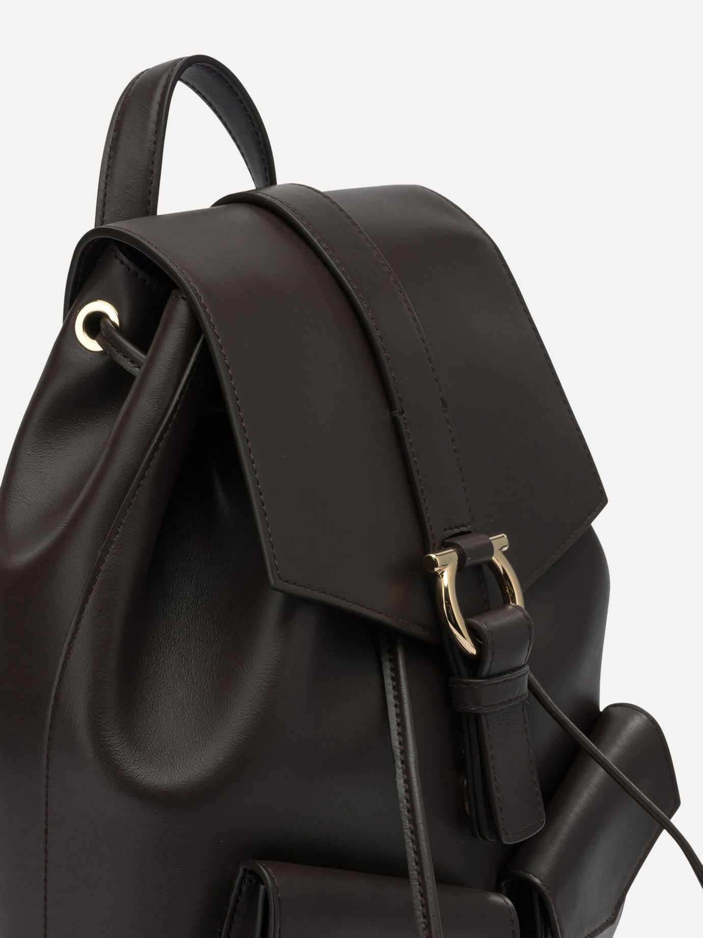 Casual Leather Backpack Salvatore ferragamo – Гарантія оригінальності – детальний вид