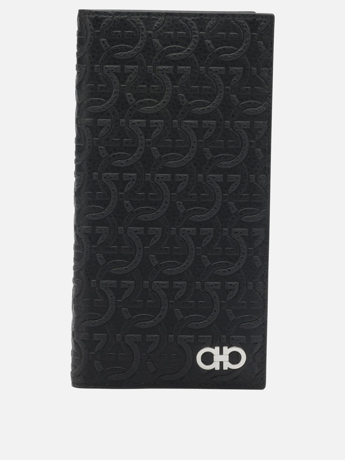 Оригінальна Card Holder Gancini Salvatore ferragamo – боковий вид