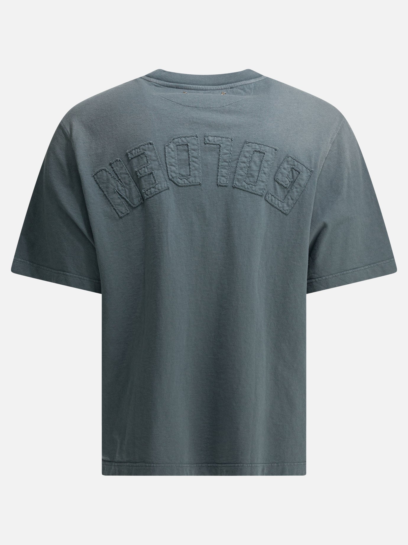Crew-Neck T-Shirt With Reverse Logo Golden goose оригінал – Купити в Україні – вид ззаду