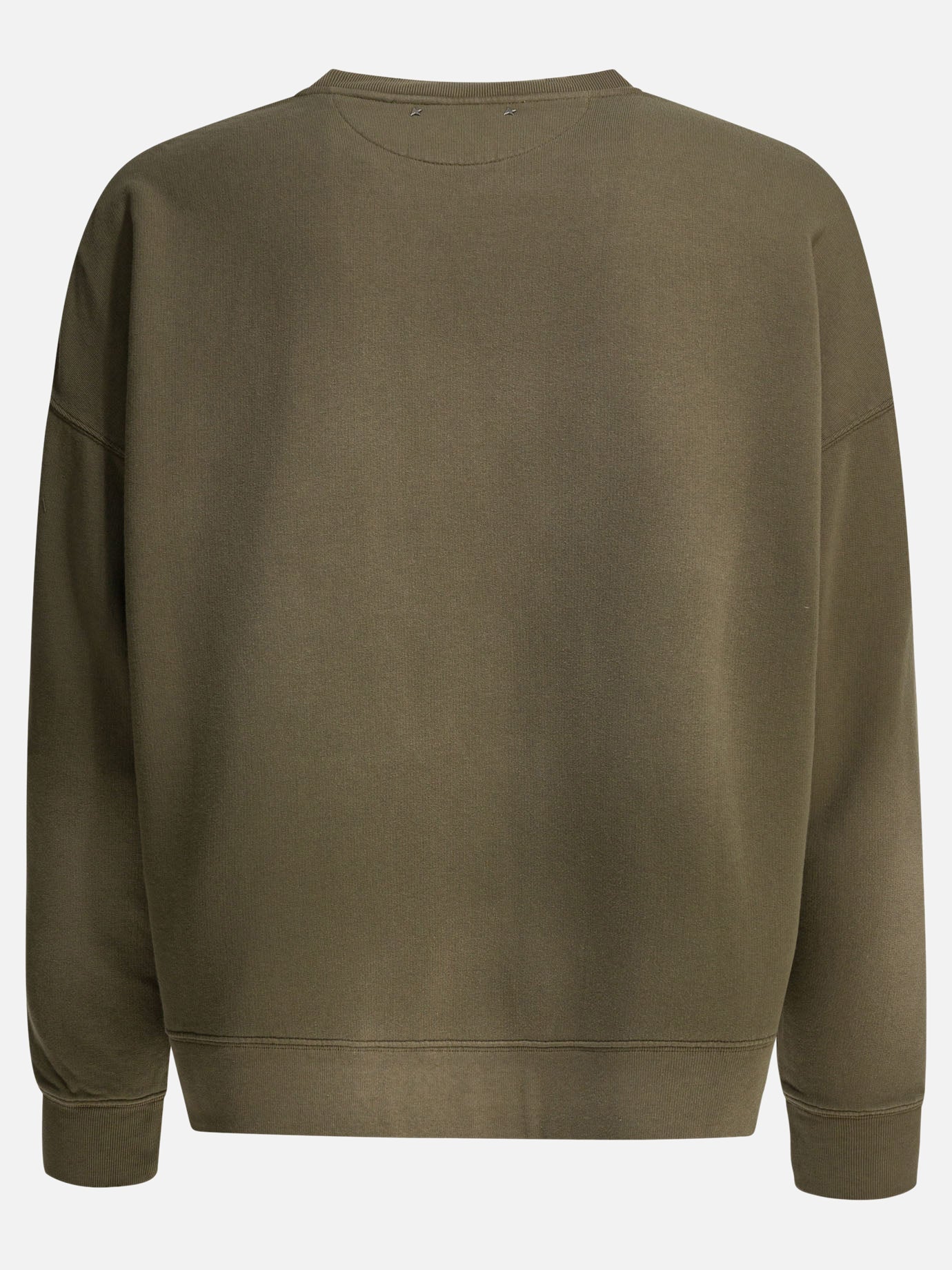 Оригінальна Crewneck Sweatshirt With Logo Golden goose – вид ззаду