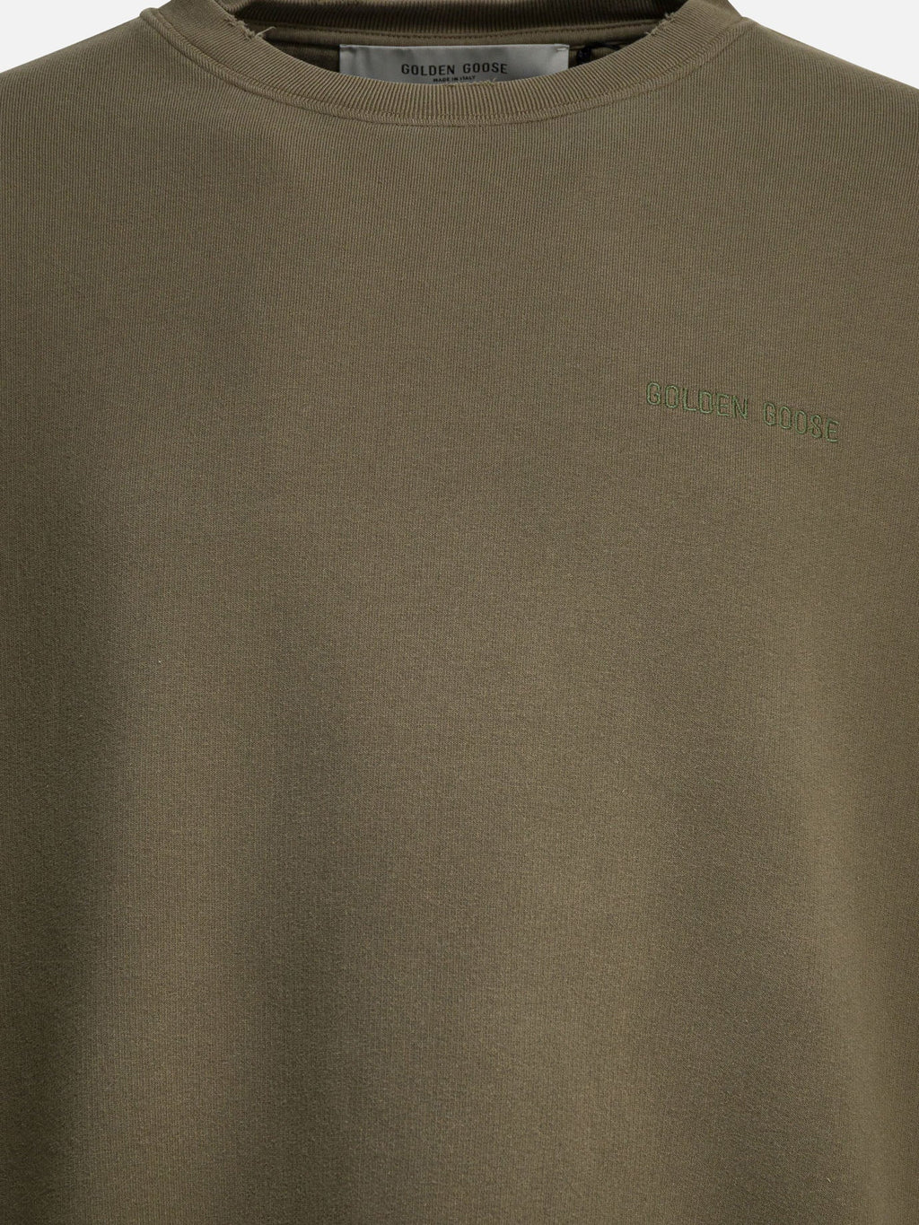 Оригінальна Crewneck Sweatshirt With Logo Golden goose – детальний вид