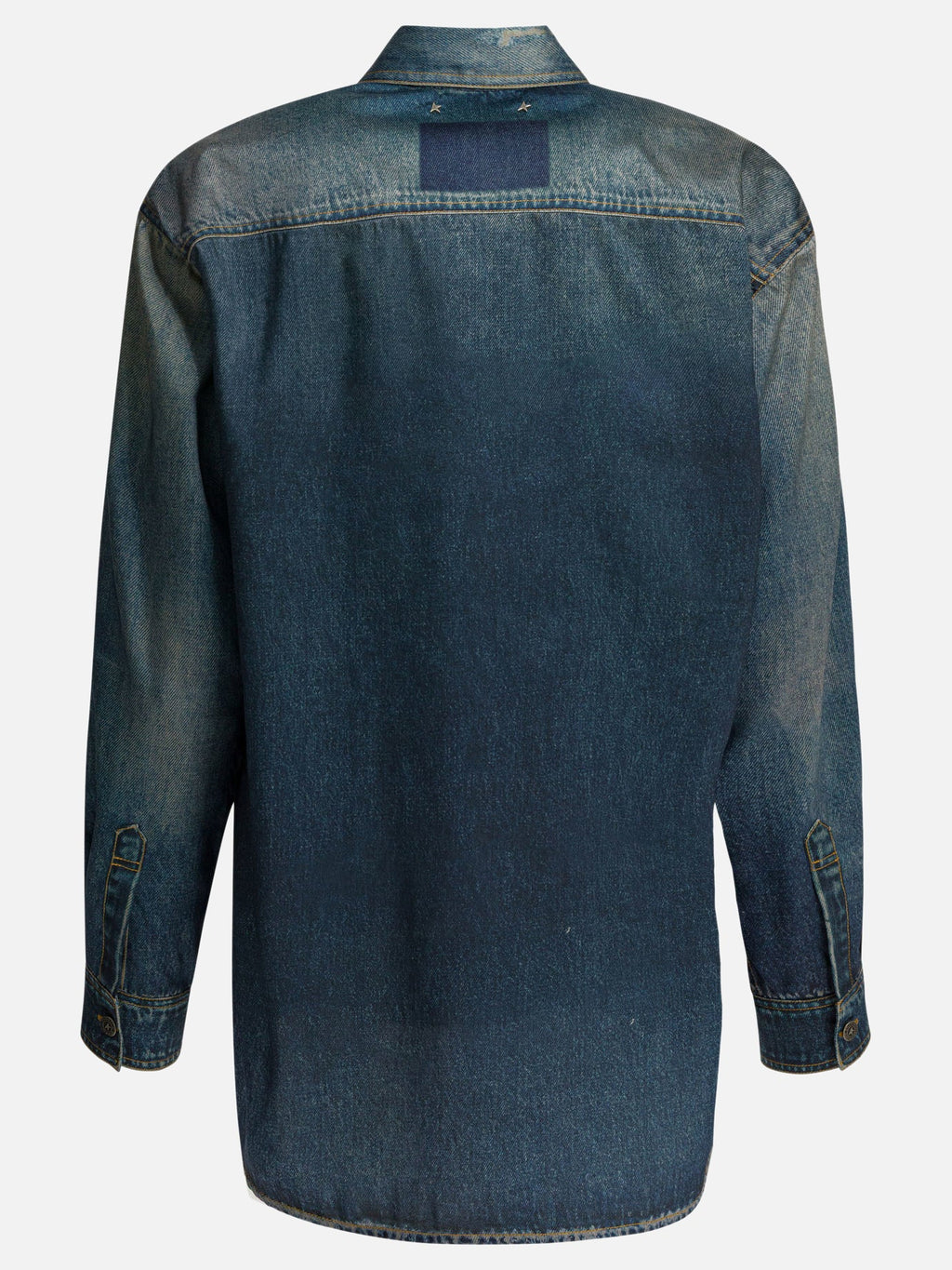 Оригінальна Denim Overshirt Jacket Golden goose – боковий вид