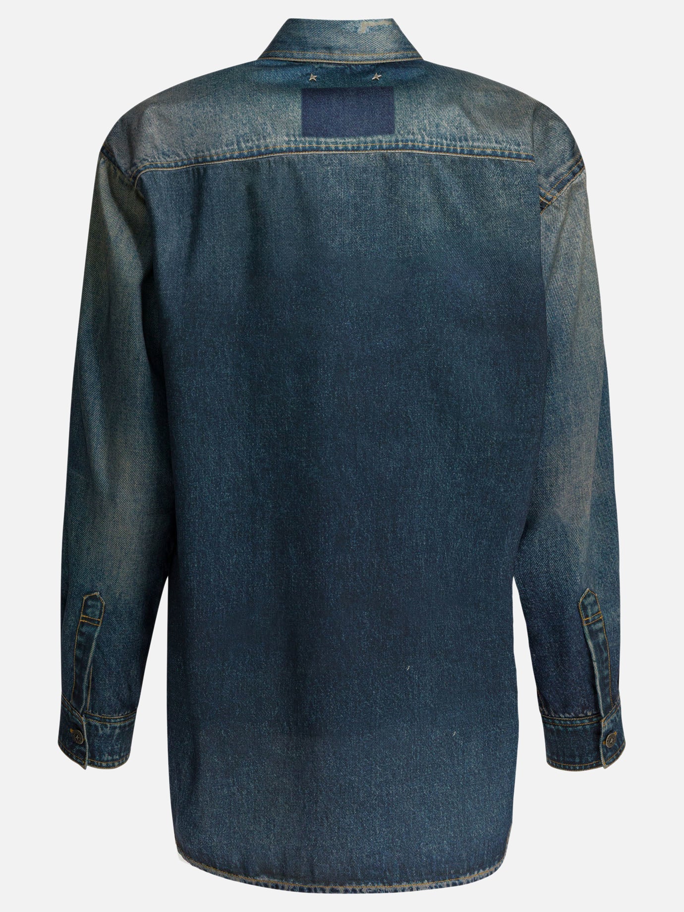 Оригінальна Denim Overshirt Jacket Golden goose – боковий вид